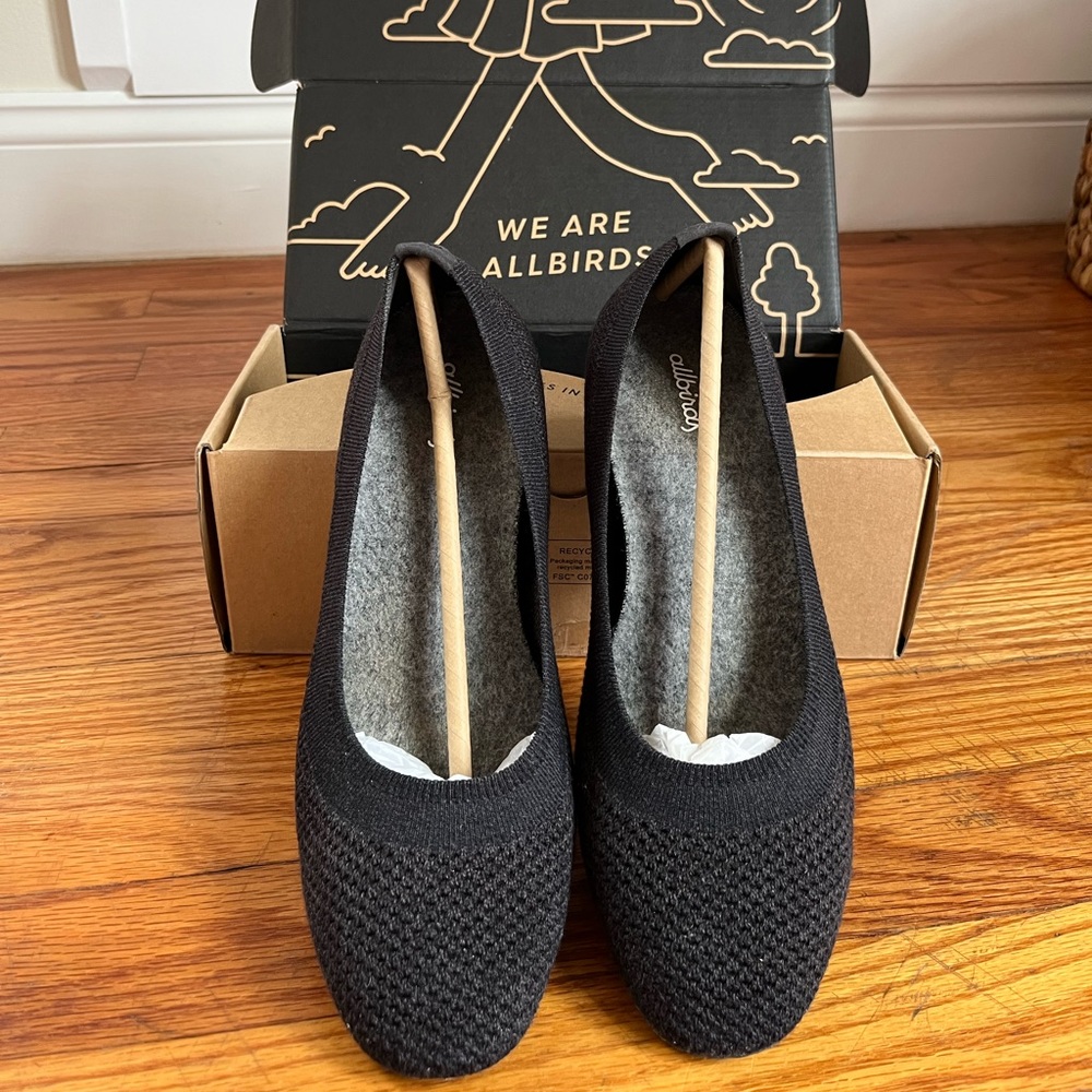 Allbirds Tree Breezers (Heathered Black) Size 8.5